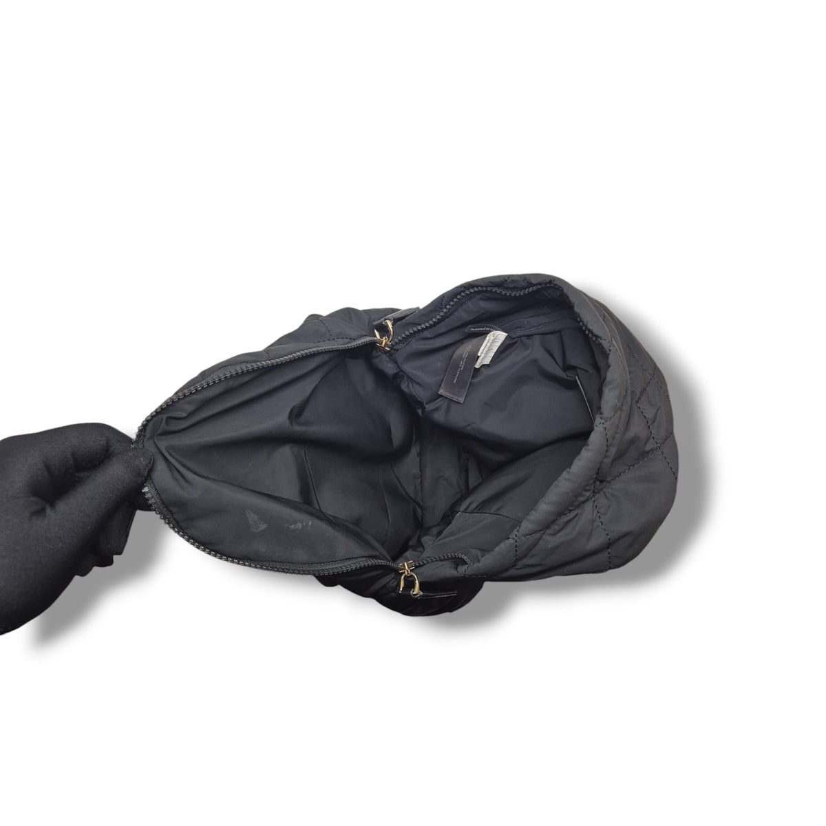 Marc Jacobs	Quilted Nylon Mini Backpack Ghw (Black)