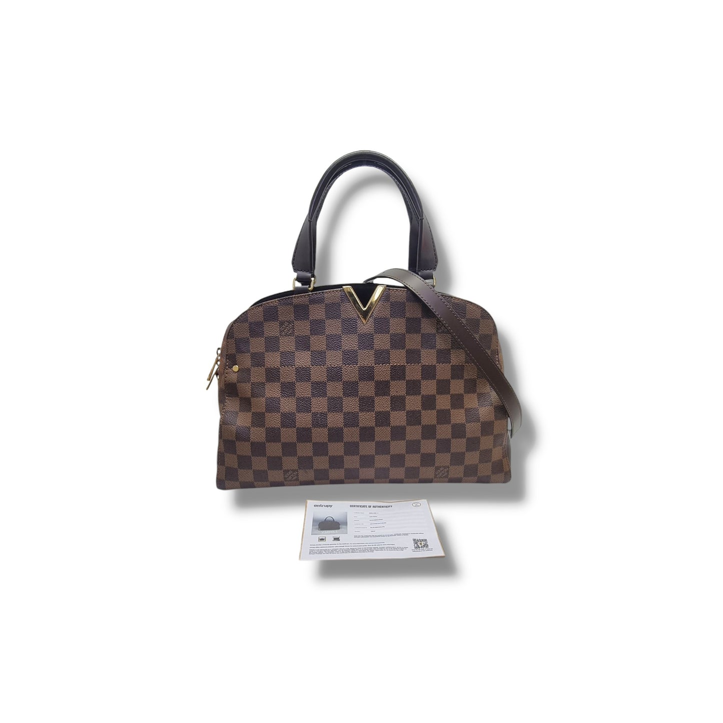 Louis Vuitton Kensington Bowling Bag Damier Ebene Ghw