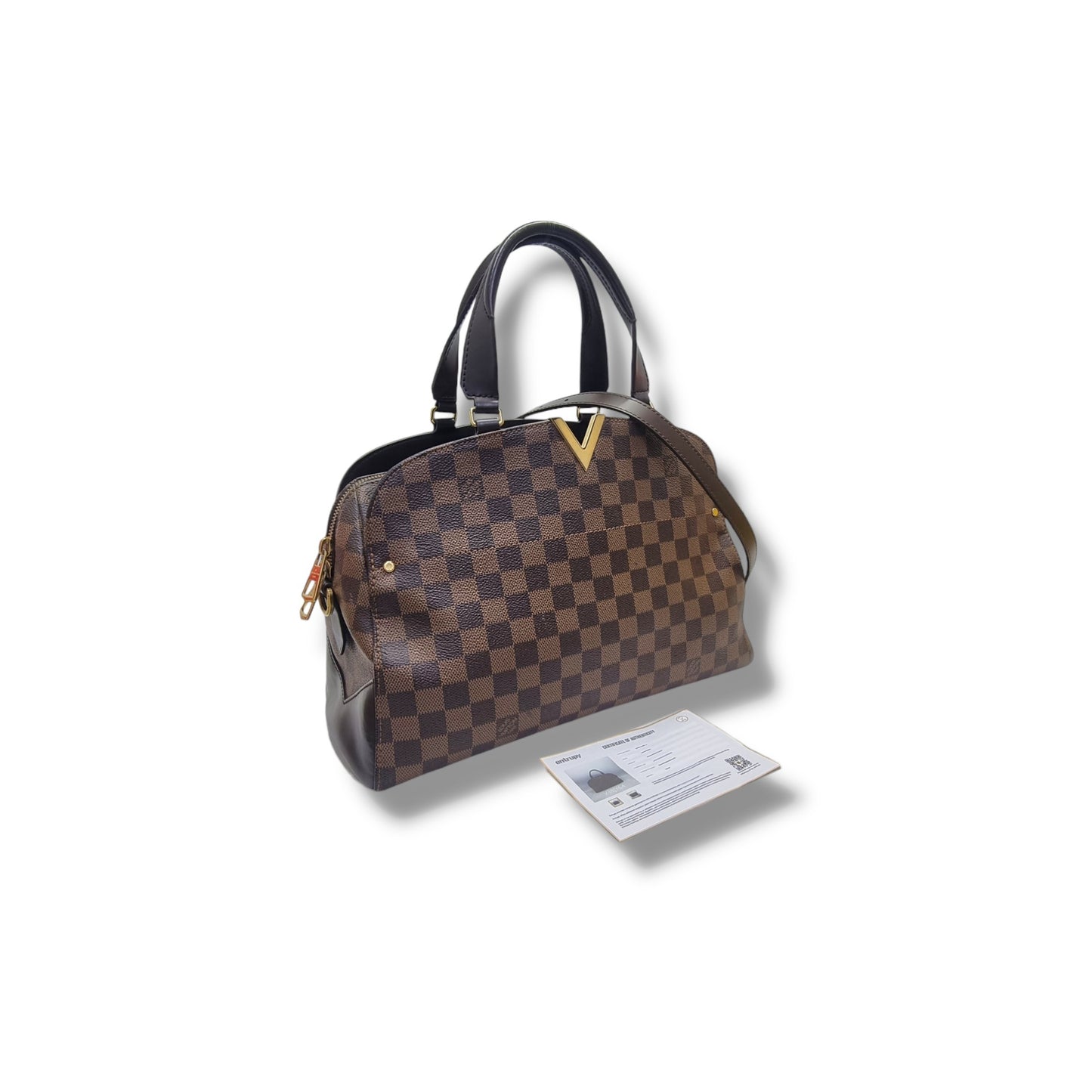 Louis Vuitton Kensington Bowling Bag Damier Ebene Ghw
