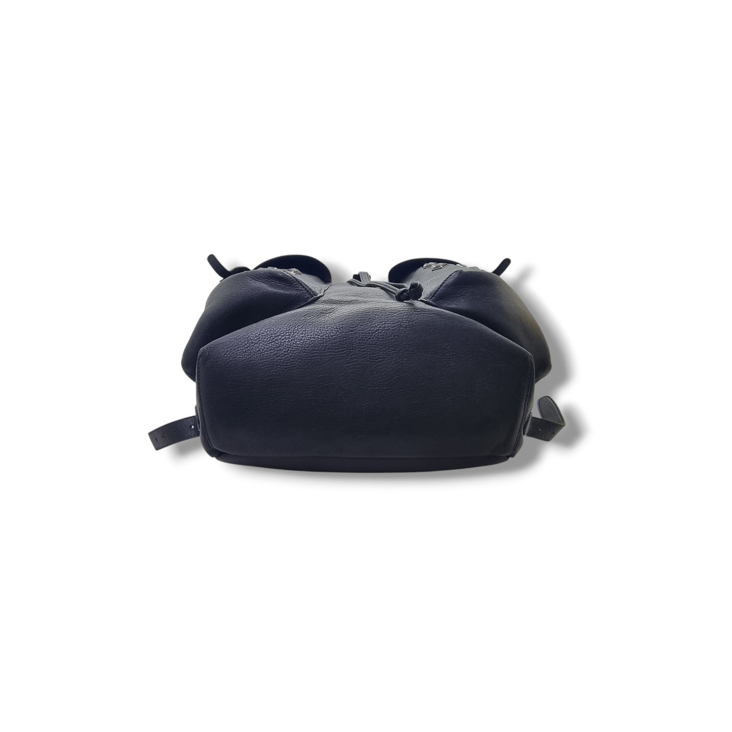 MCM Backpack Honshu Tantris Studded Canvas & Leather Shw (Black Monogram)
