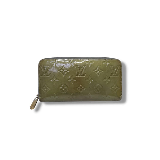 Louis Vuitton Zippy Wallet Monogram Vernis Ghw ( Green)
