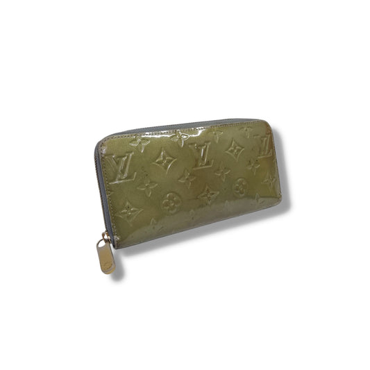 Louis Vuitton Zippy Wallet Monogram Vernis Ghw ( Green)