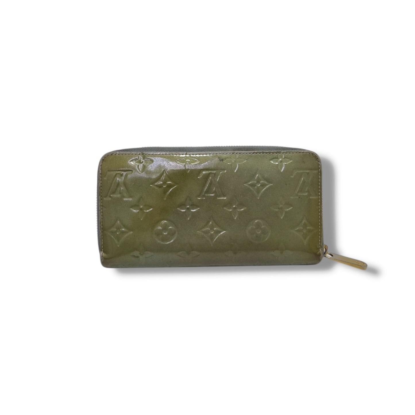 Louis Vuitton Zippy Wallet Monogram Vernis Ghw ( Green)