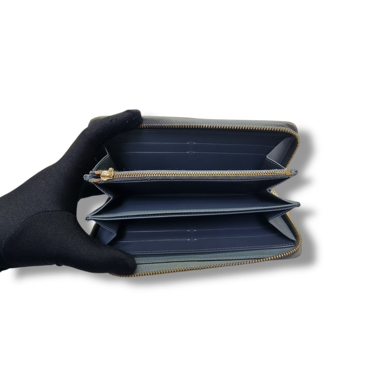 Louis Vuitton Zippy Wallet Monogram Vernis Ghw ( Green)