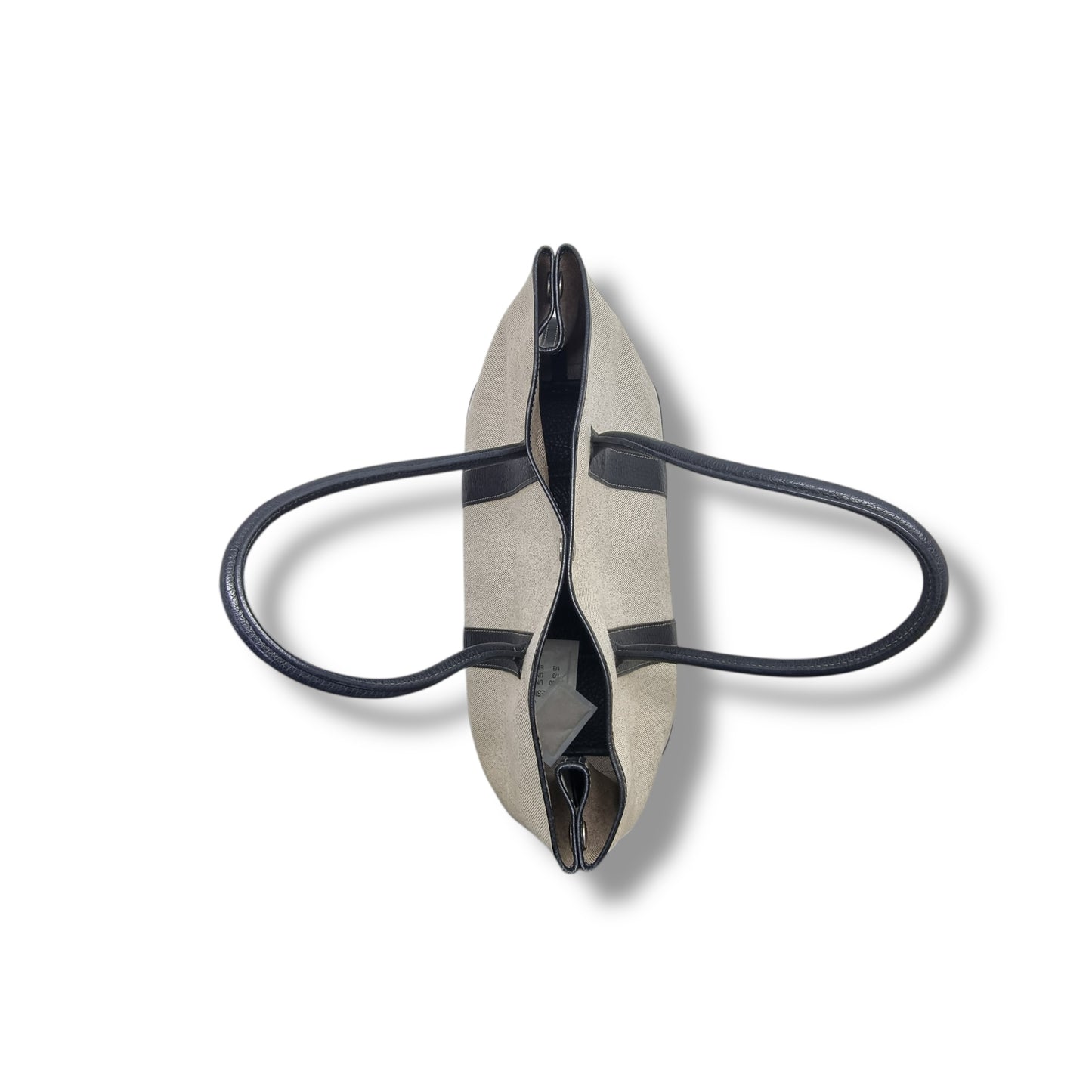 Hermes Garden Party Canvas 36 PM Palladium Coated Hardware (Beige/Black)