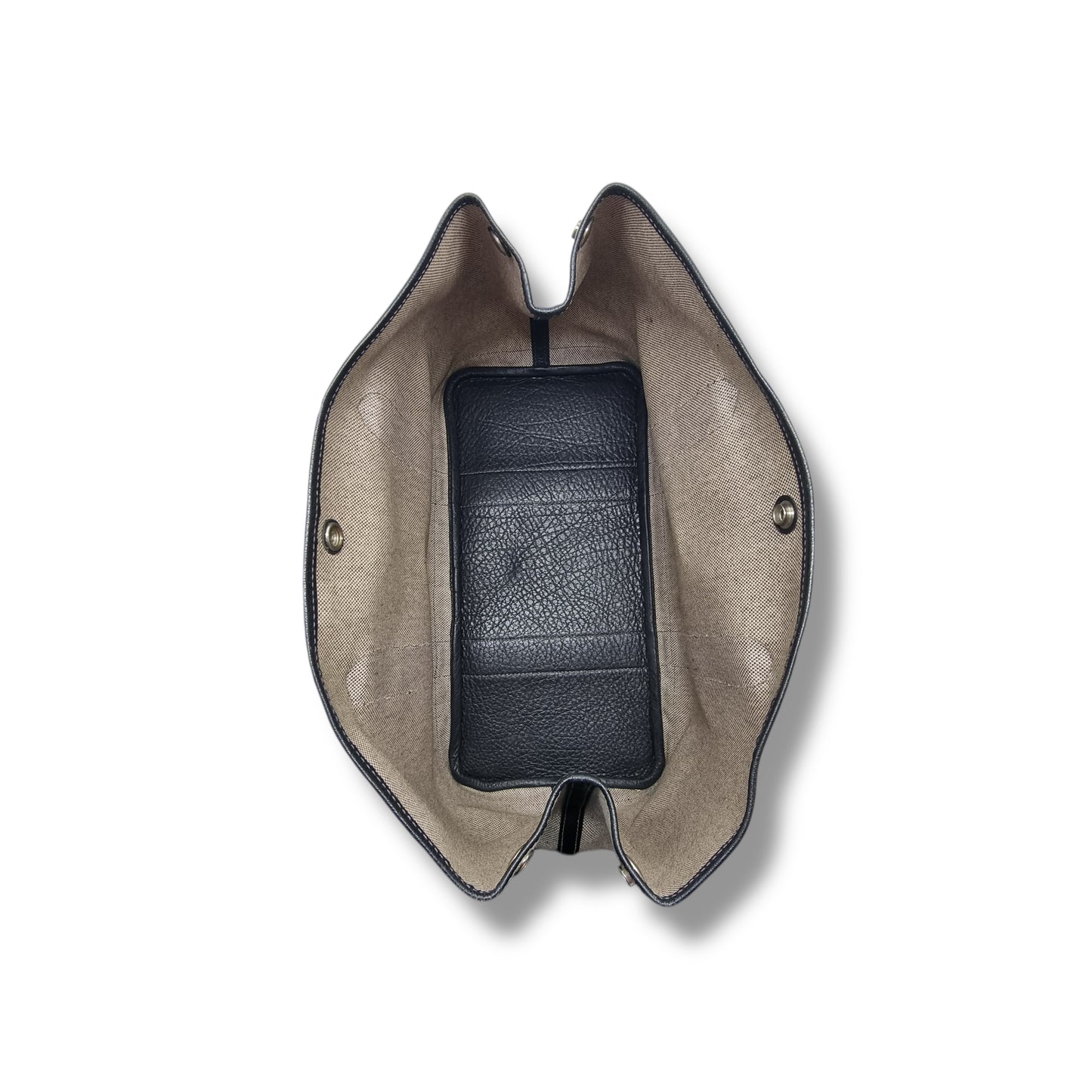 Hermes Garden Party Canvas 36 PM Palladium Coated Hardware (Beige/Black)