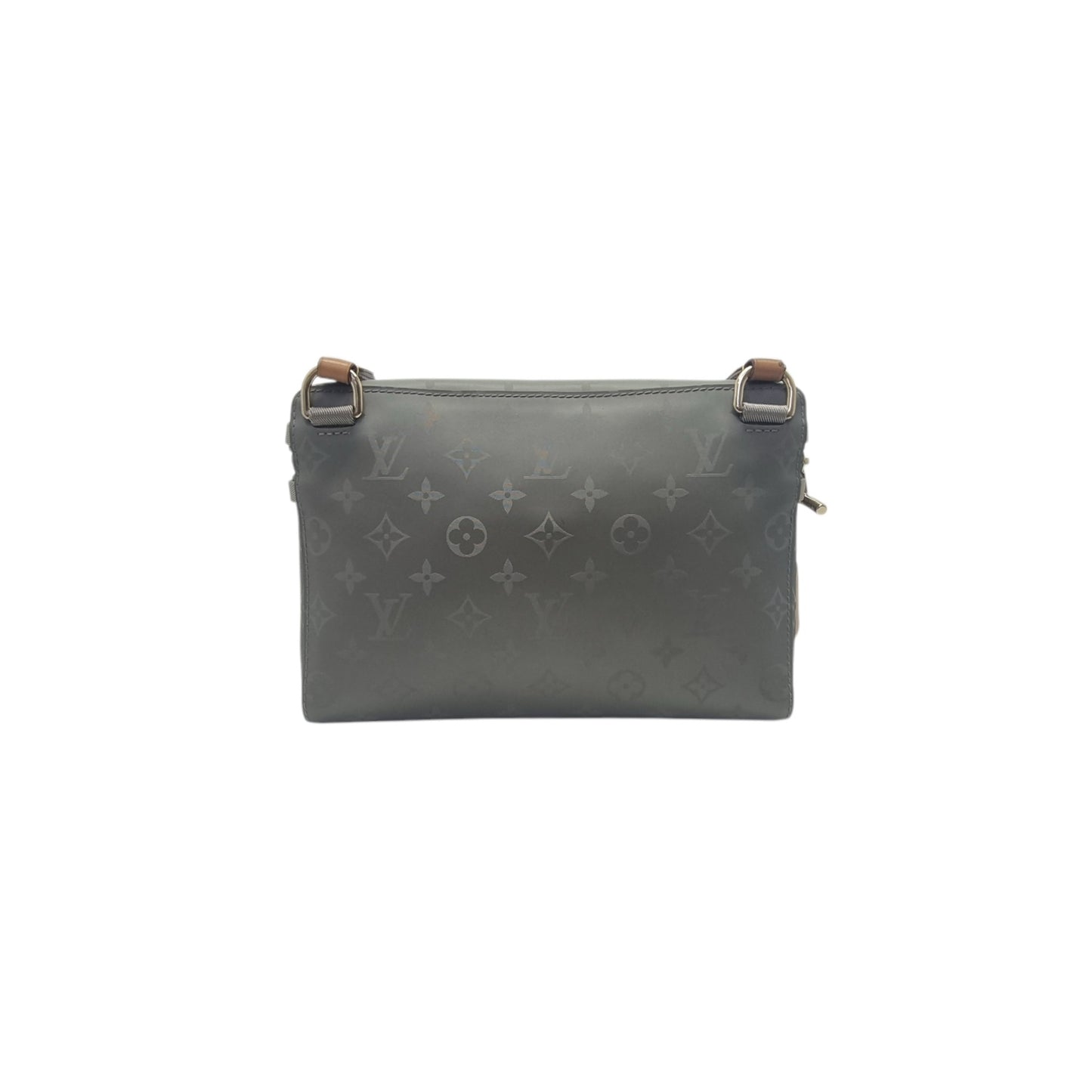 Louis Vuitton Titanium PM Messenger Bag Monogram Gray Ghw