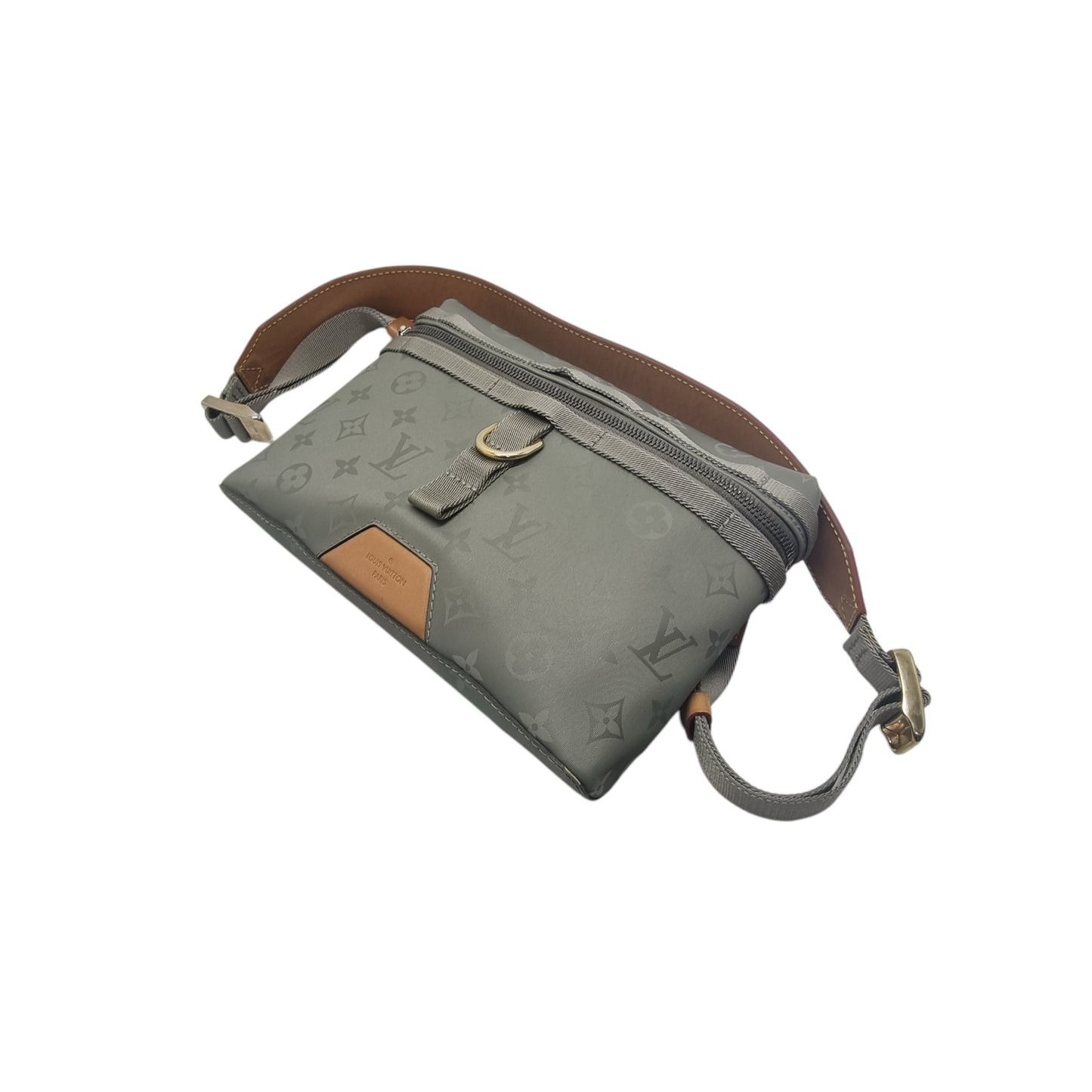 Louis Vuitton Titanium PM Messenger Bag Monogram Gray Ghw