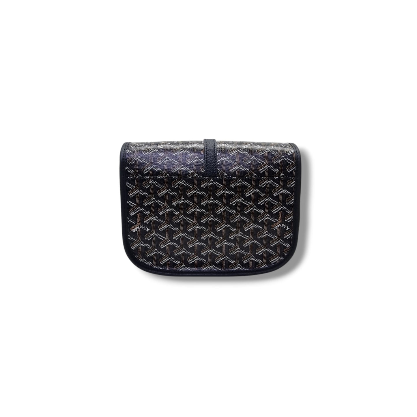 Goyard Belvedere 11 PM Goyardine Canvas Crossbody Phw (Black)