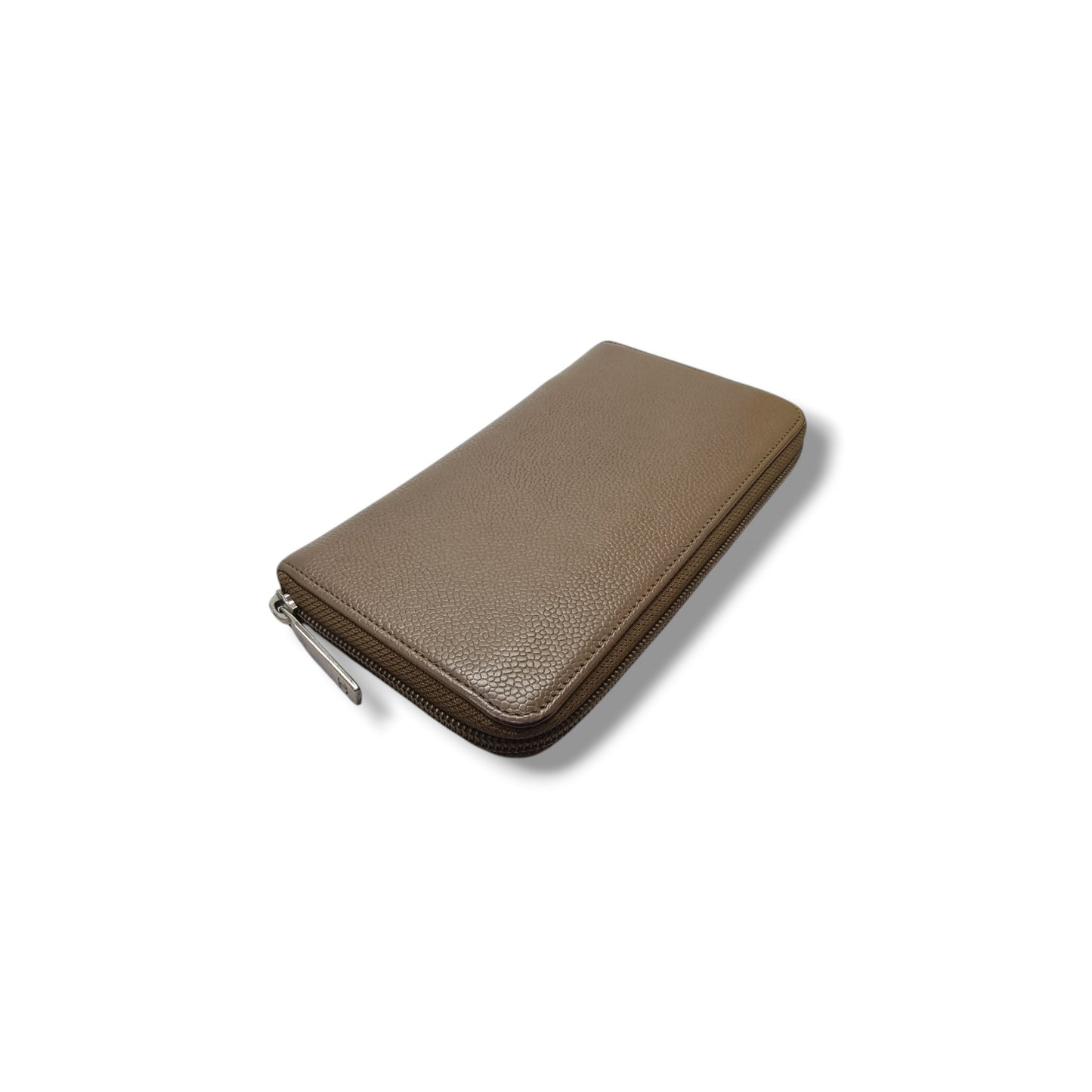 Chanel Zip Around Long Wallet Shw (Brown)
