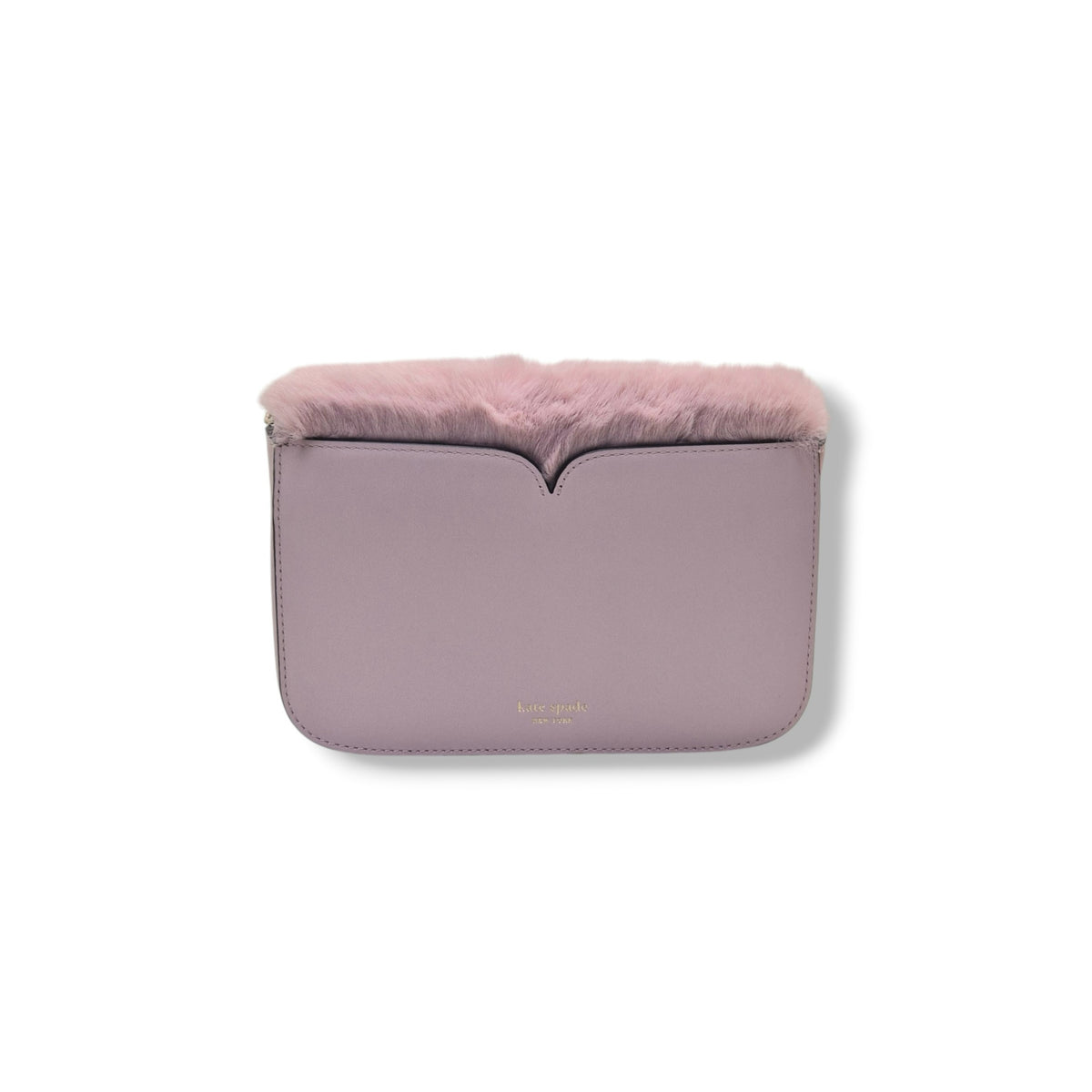 Kate Spade Nicola Faux Fur Leather Crossbody Ghw (Winter Pink)