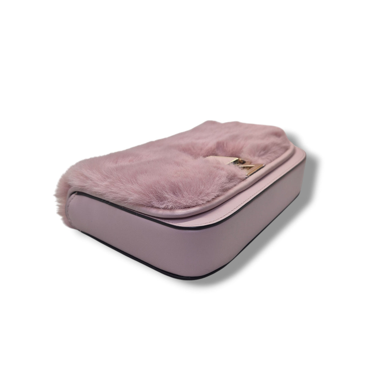 Kate Spade Nicola Faux Fur Leather Crossbody Ghw (Winter Pink)