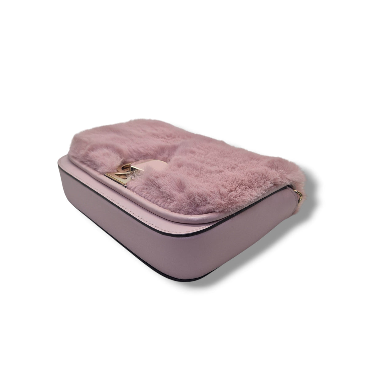 Kate Spade Nicola Faux Fur Leather Crossbody Ghw (Winter Pink)