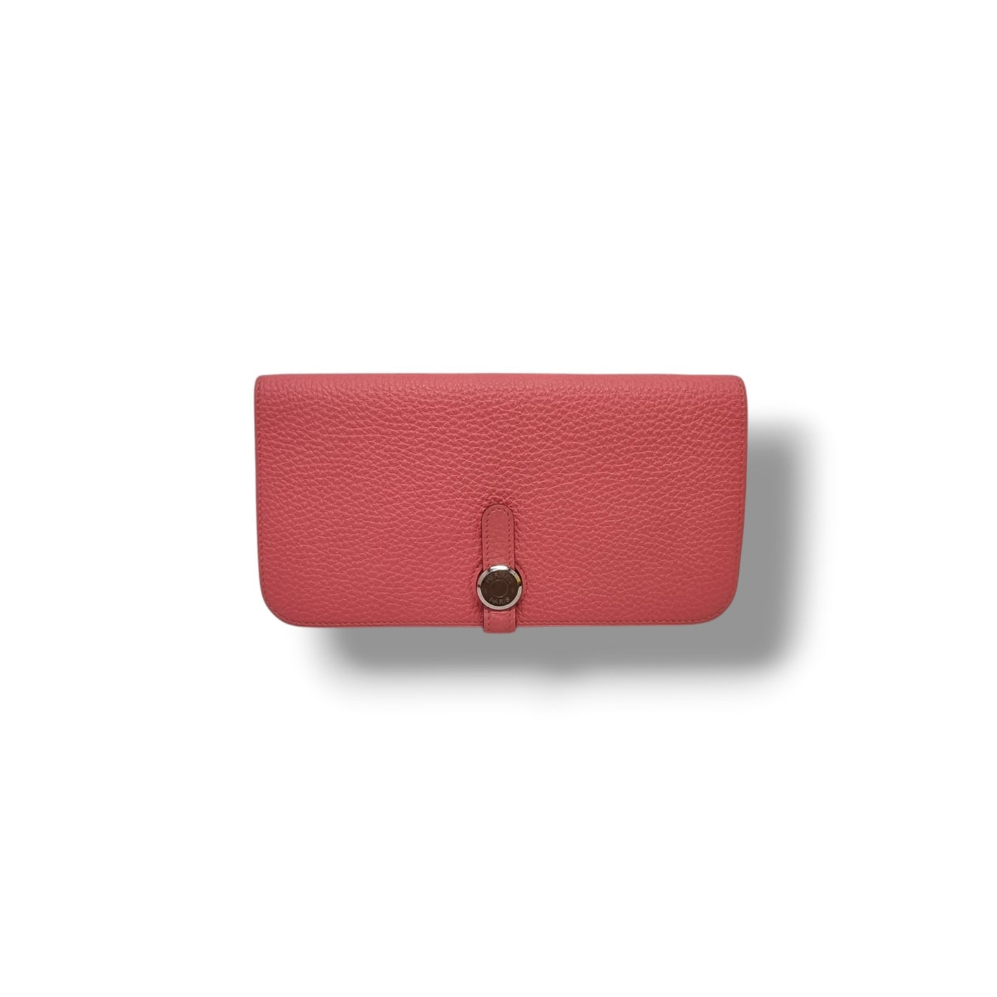 Hermes Dogon Evercolor Long Wallet Phw (Rose Azalee)