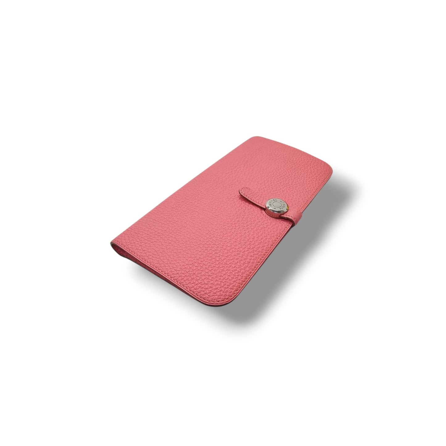 Hermes Dogon Evercolor Long Wallet Phw (Rose Azalee)
