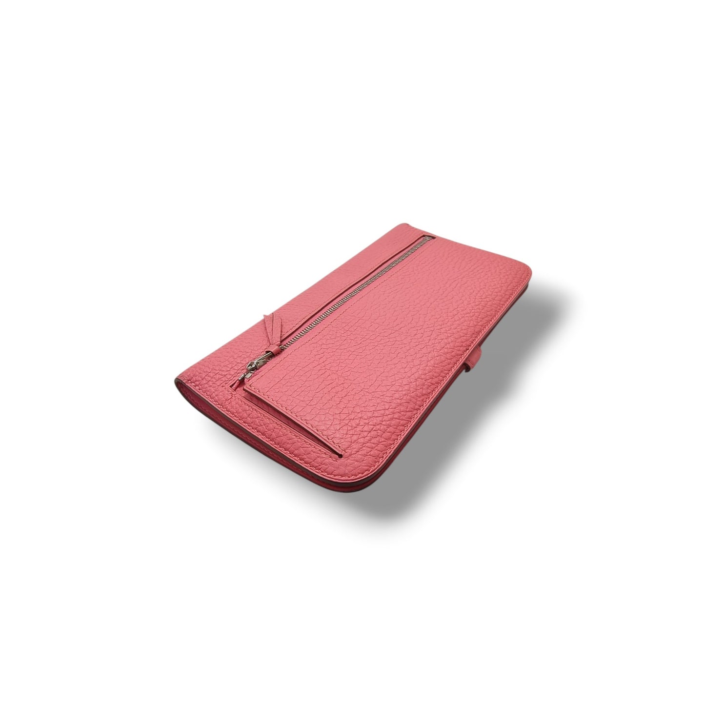 Hermes Dogon Evercolor Long Wallet Phw (Rose Azalee)