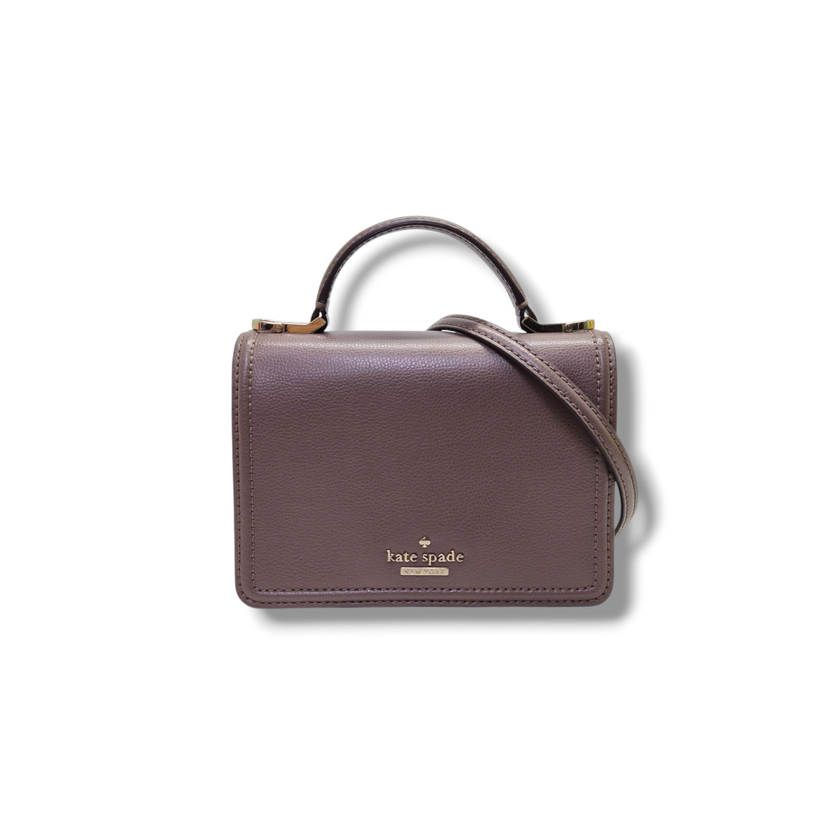 Kate Spade Maisie Patterson Drive Leather Crossbody Ghw (Brown)