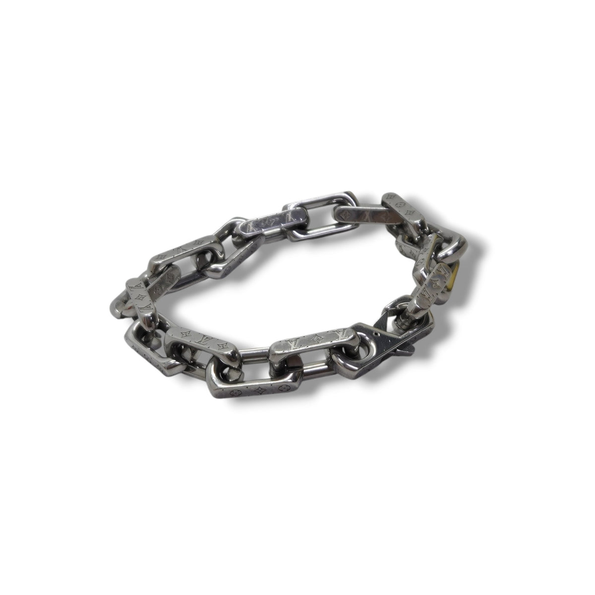 Louis Vuitton Chain Bracelet L Stainless Steel Silver