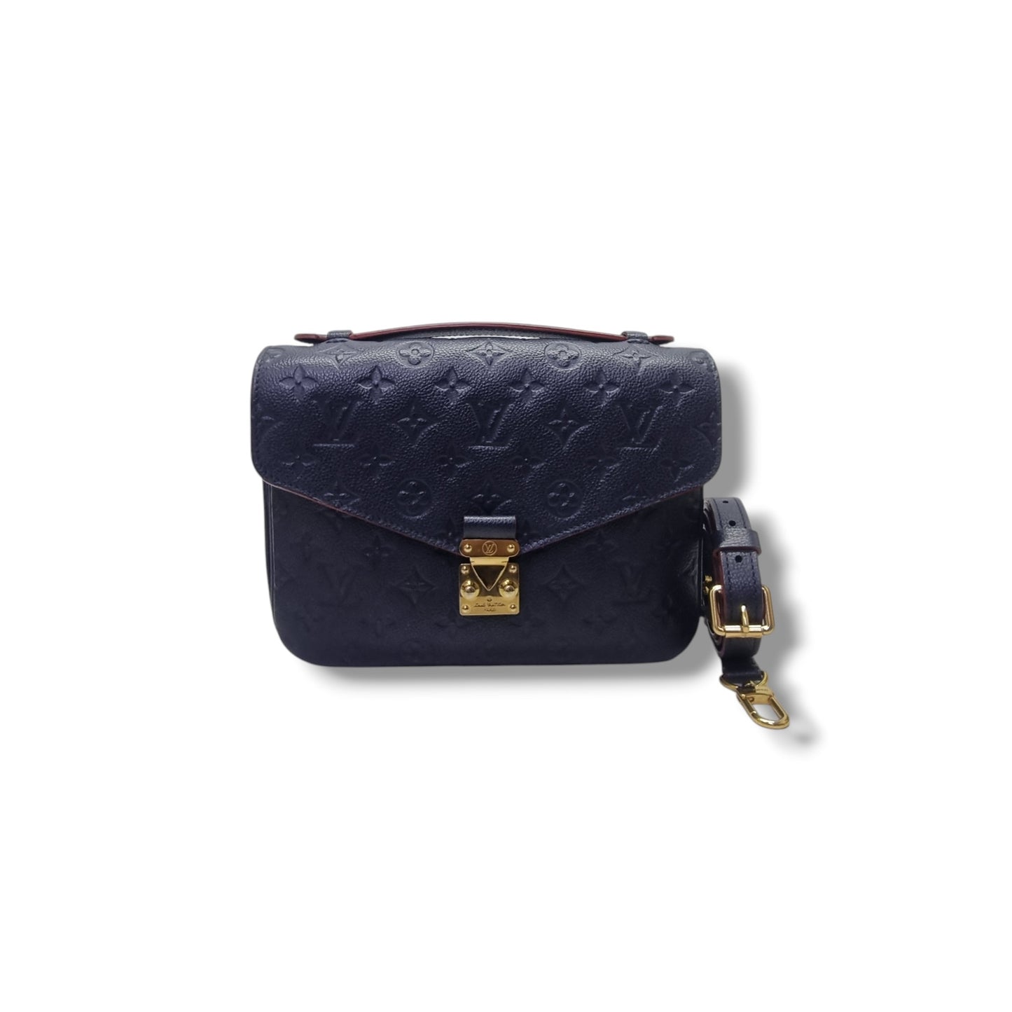 Louis Vuitton Pochette Metis Monogram Empriente Marine Rouge Ghw