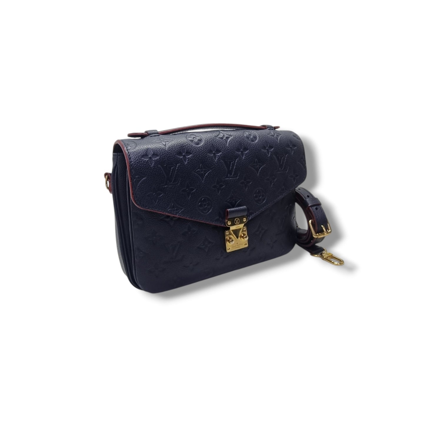 Louis Vuitton Pochette Metis Monogram Empriente Marine Rouge Ghw
