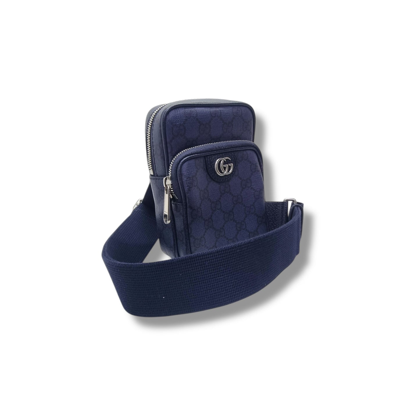 Gucci GG Ophidia Supreme Canvas Crossbody Shw (Blue)