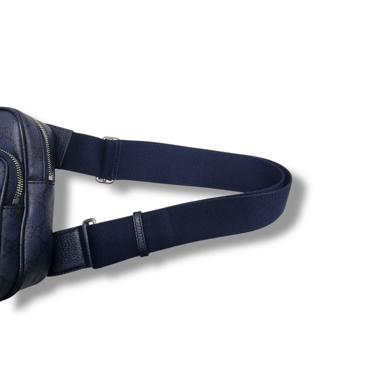 Gucci GG Ophidia Supreme Canvas Crossbody Shw (Blue)