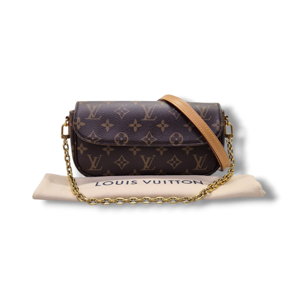 Louis Vuitton Ivy Wallet On Chain Monogram Ghw
