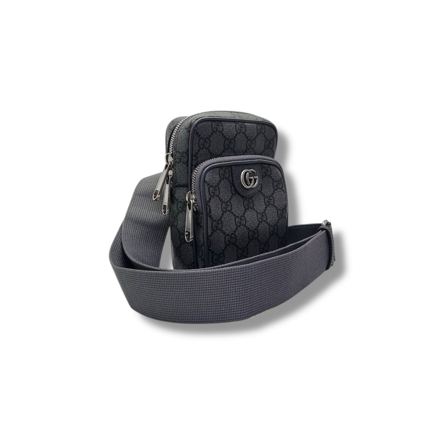 Gucci GG Ophidia Supreme Canvas Crossbody Shw (Grey)