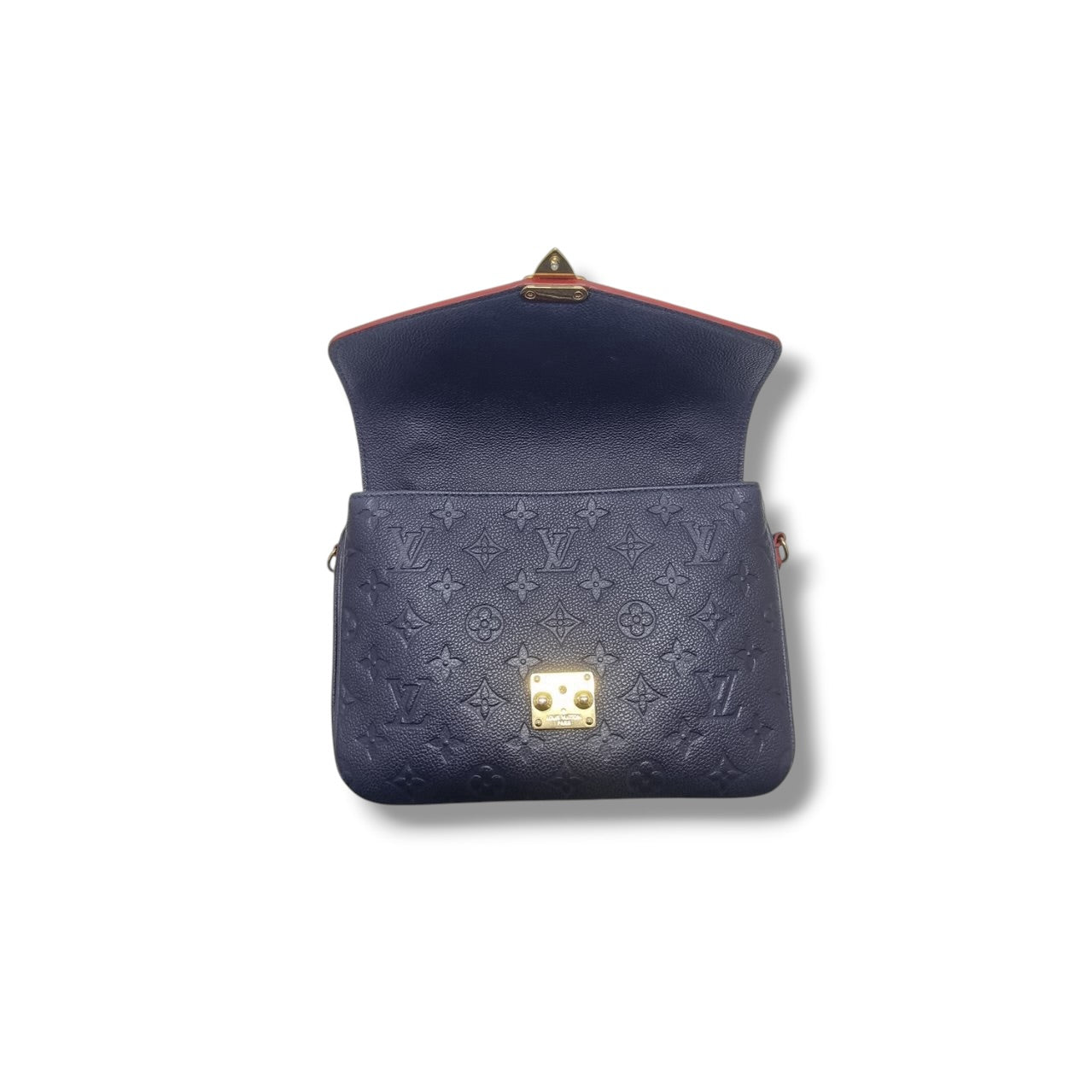 Louis Vuitton Pochette Metis Monogram Empriente Marine Rouge Ghw