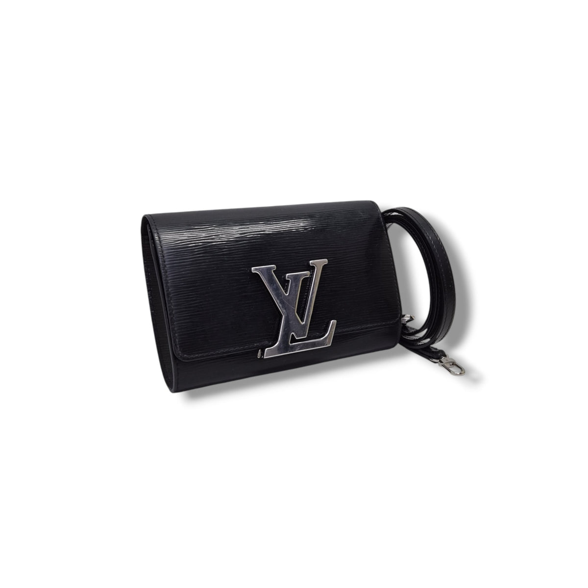 Louis Vuitton Louise Pochette Epi Black Shw