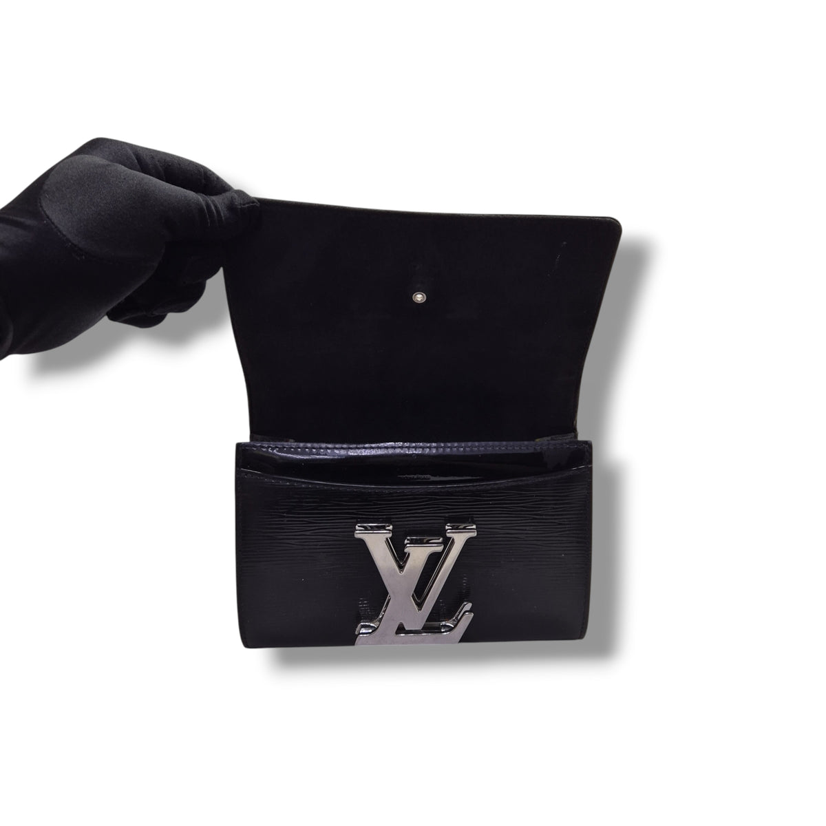 Louis Vuitton Louise Pochette Epi Black Shw