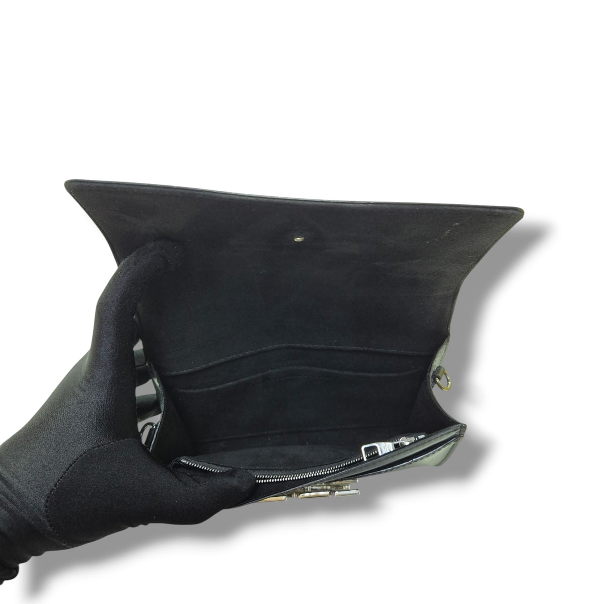 Louis Vuitton Louise Pochette Epi Black Shw