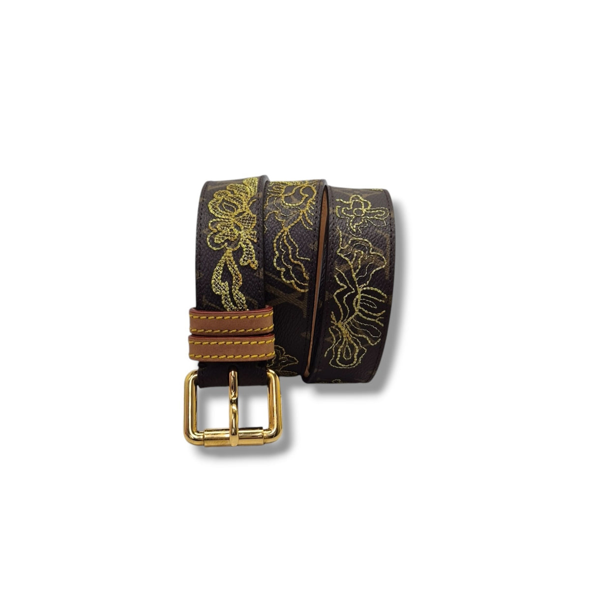 Louis Vuitton Dentelle Belt Monogram Ghw