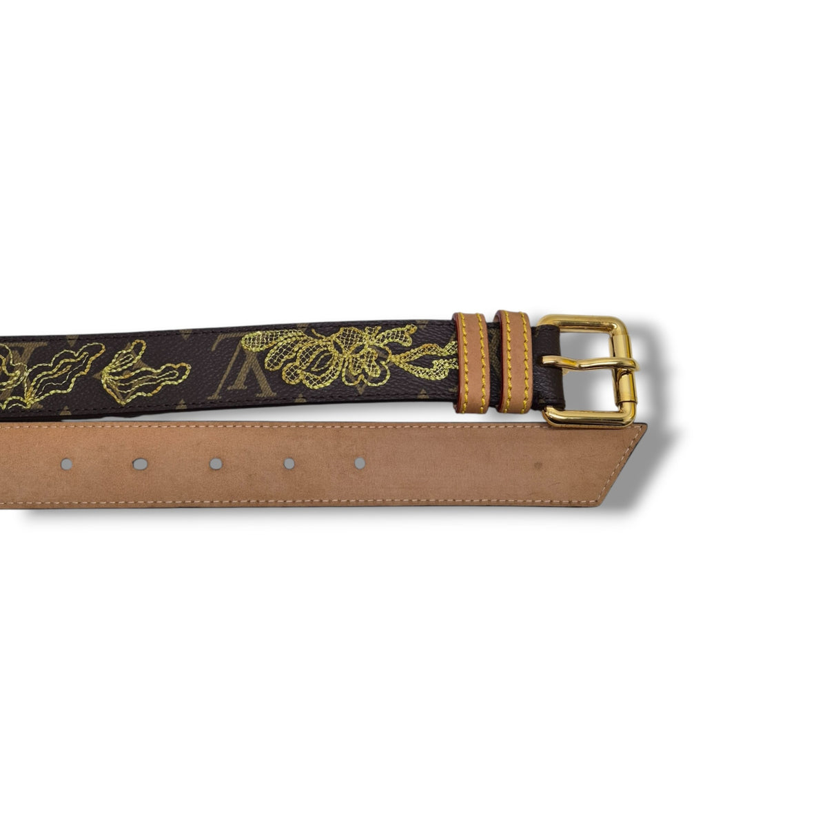 Louis Vuitton Dentelle Belt Monogram Ghw
