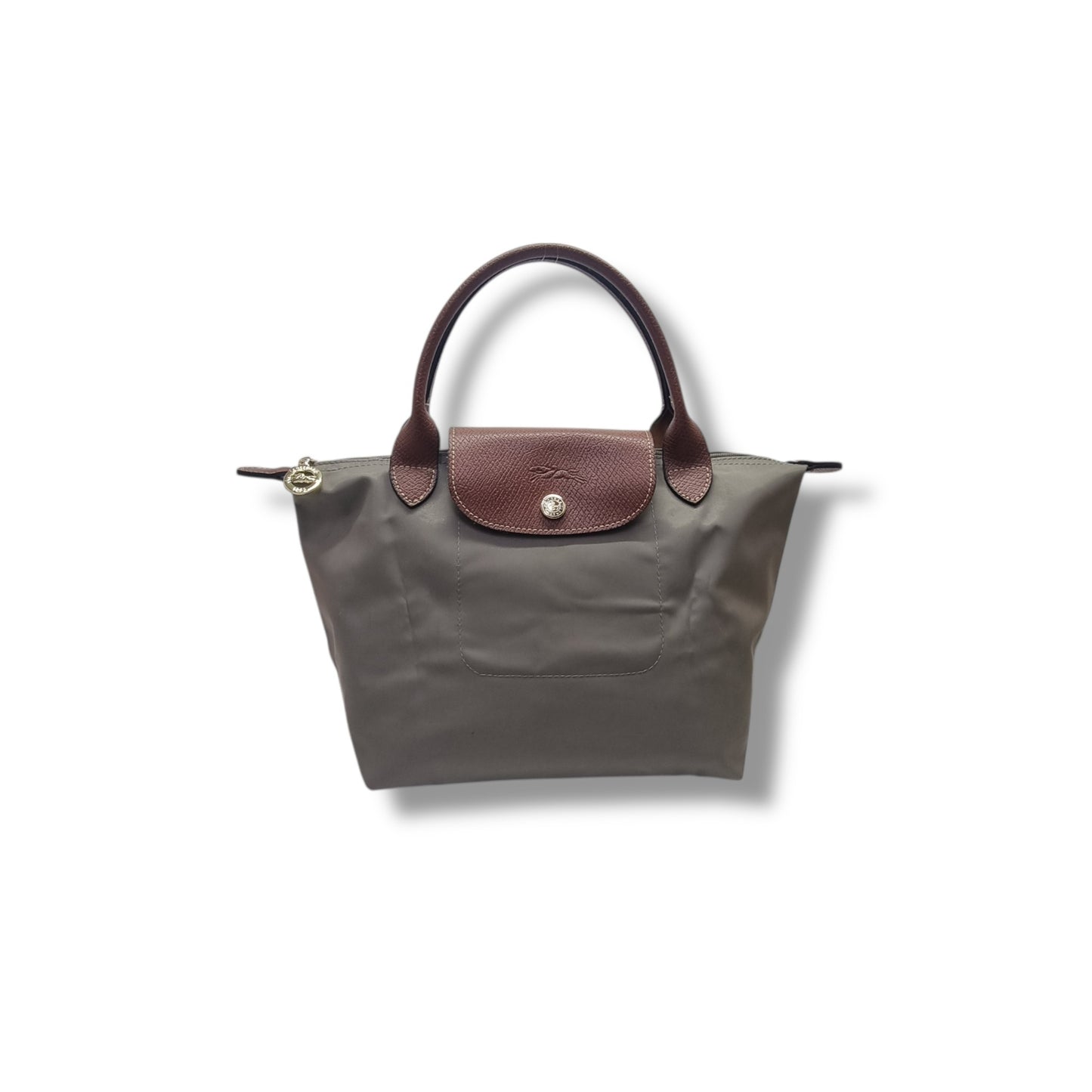 Longchamp Le Pliage Original S Recycled Polyamide Canvas Ghw (Grey)