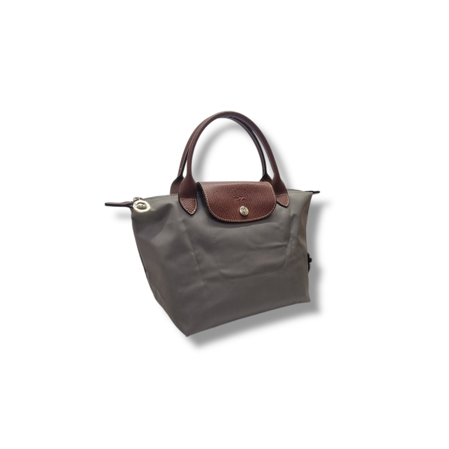 Longchamp Le Pliage Original S Recycled Polyamide Canvas Ghw (Grey)