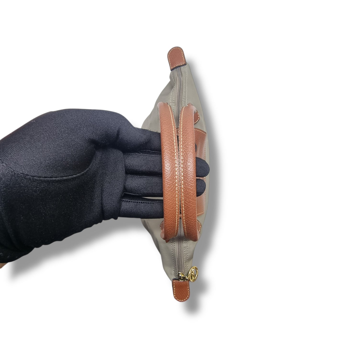 Longchamp Le Pliage Original S Recycled Polyamide Canvas Ghw (Grey)