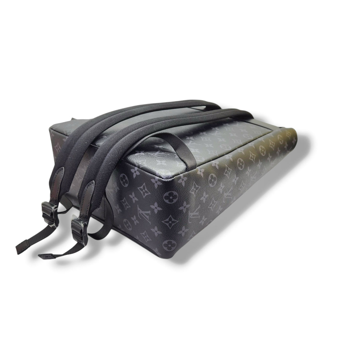 Louis Vuitton Saumur Backpack Monogram Eclipse Matte Black Hw