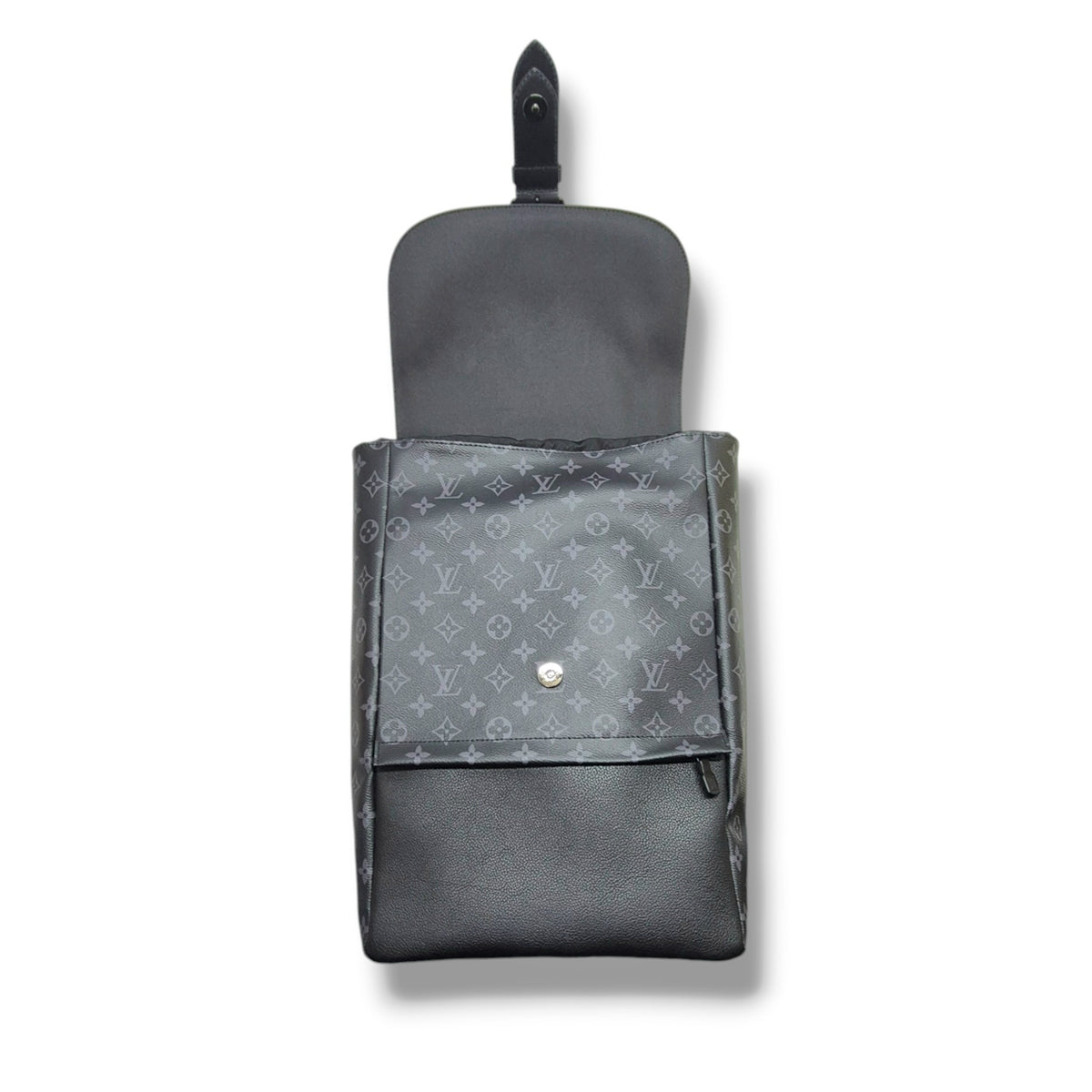 Louis Vuitton Saumur Backpack Monogram Eclipse Matte Black Hw