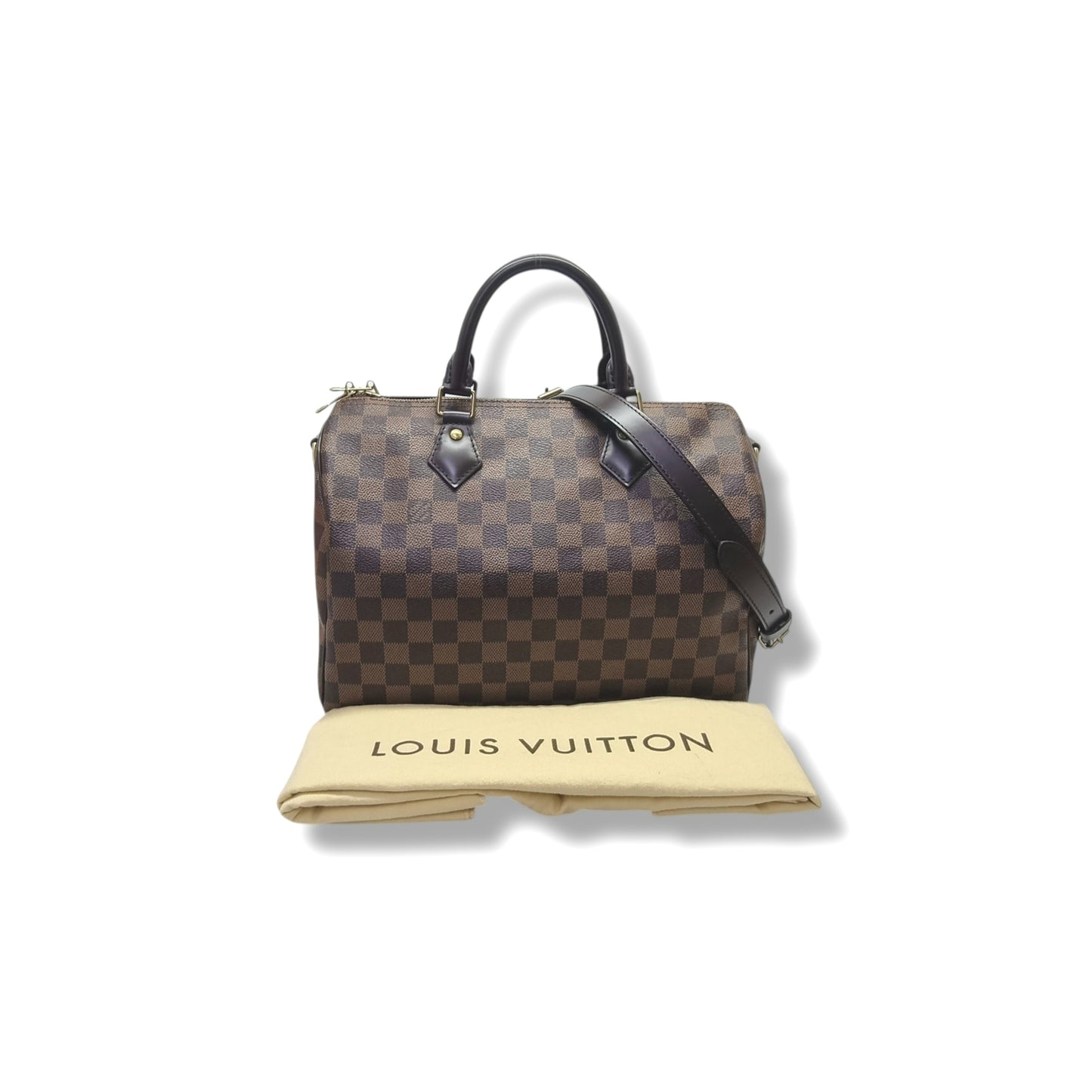 Louis Vuitton Speedy 30B Damier Ebene Ghw