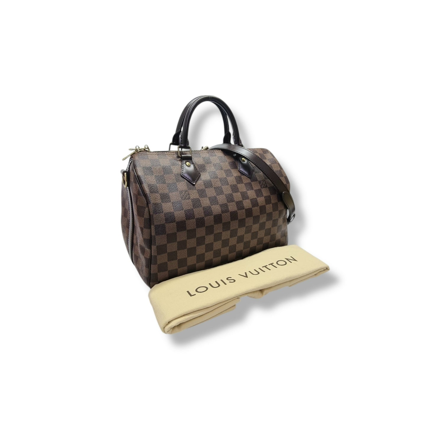 Louis Vuitton Speedy 30B Damier Ebene Ghw