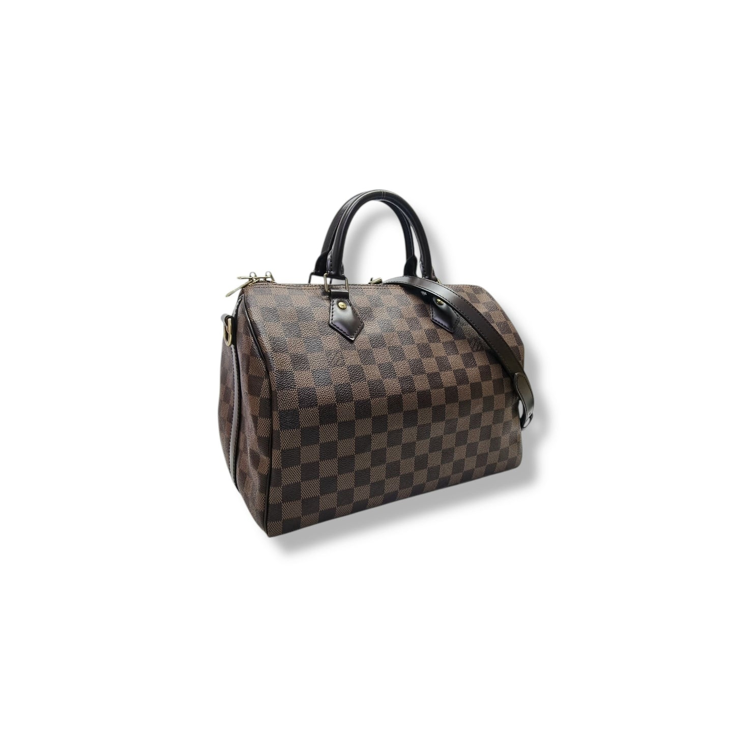 Louis Vuitton Speedy 30B Damier Ebene Ghw