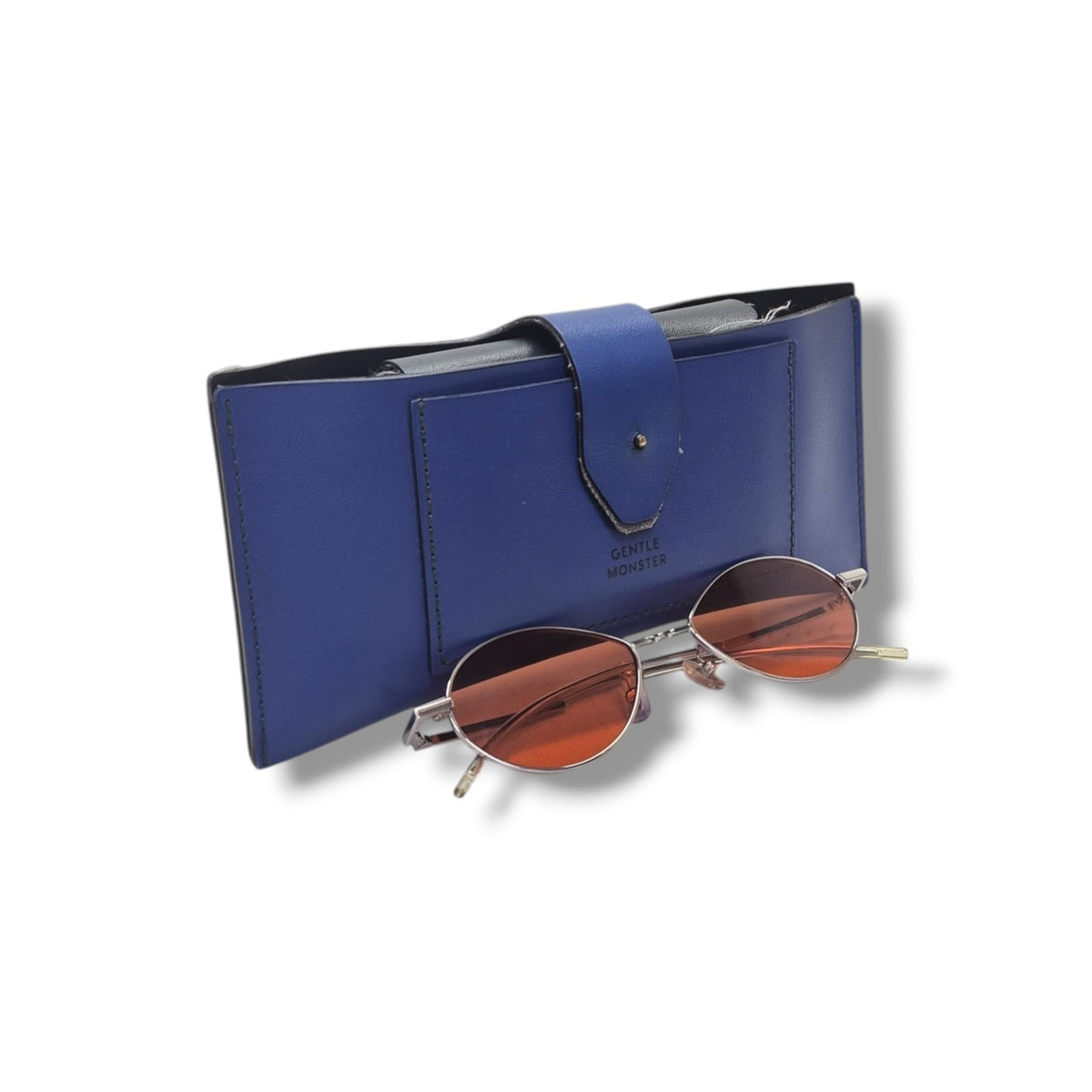 Gentle Monster Sunglasses Cobalt 02 (Orange/Silver)
