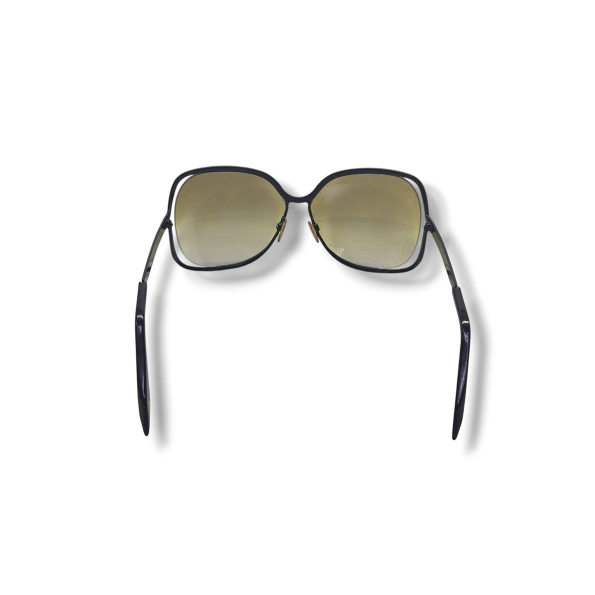 Victoria Beckham Navigator Style Sunglasses (Brown/Gold)