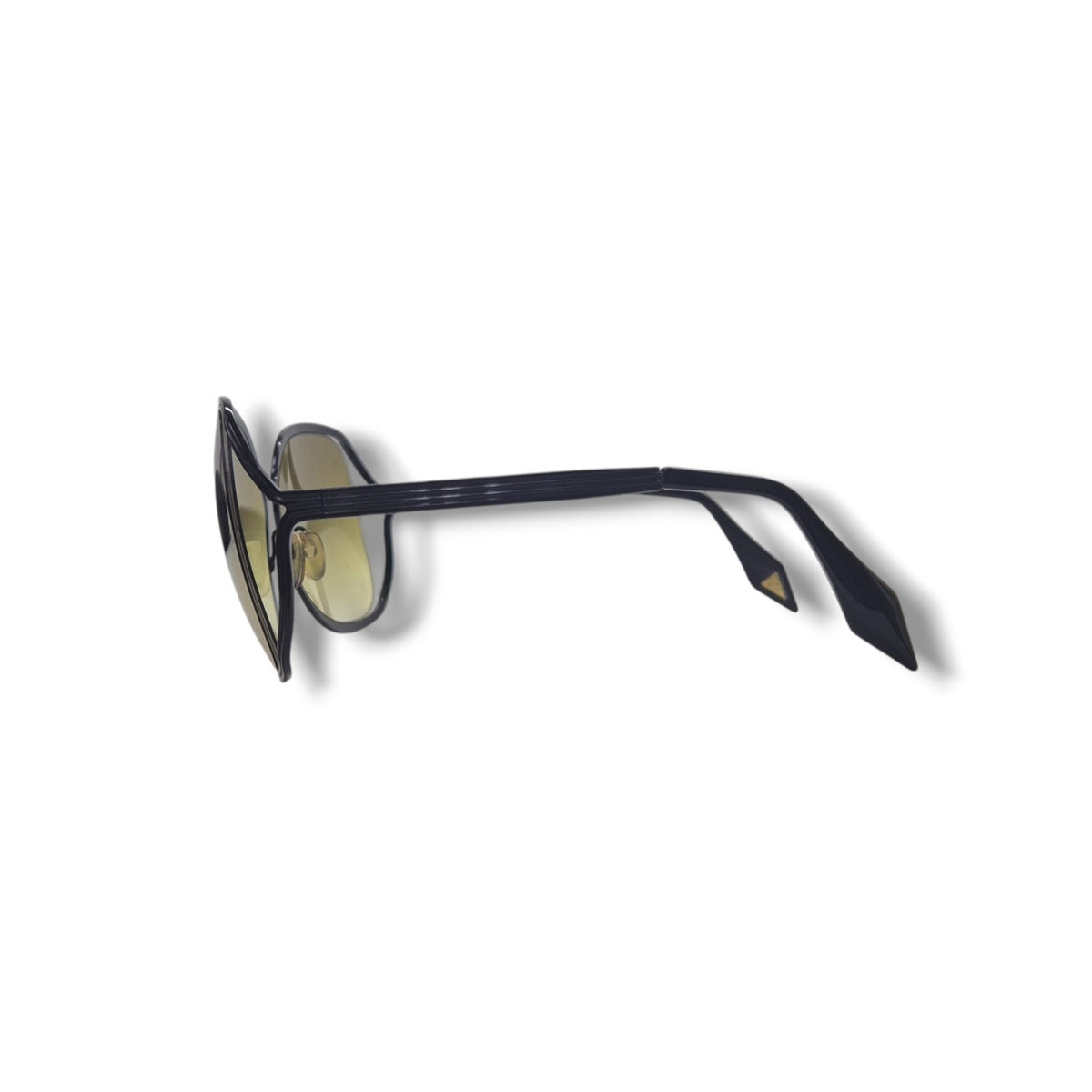 Victoria Beckham Navigator Style Sunglasses (Brown/Gold)