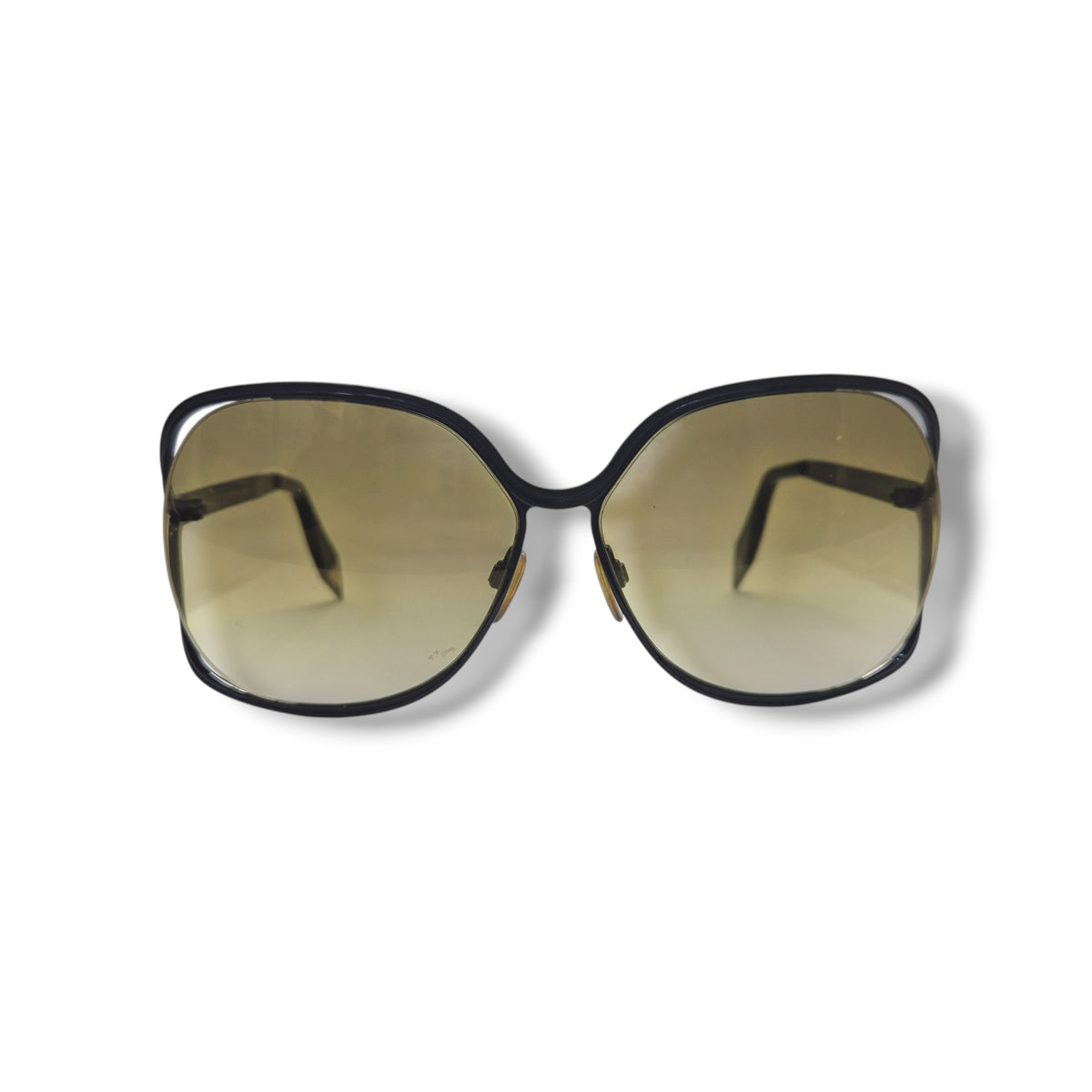 Victoria Beckham Navigator Style Sunglasses (Brown/Gold)