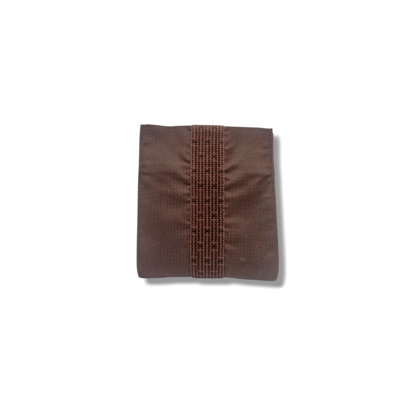 Hermes Herline Canvas Pochette Crossbody (Brown)