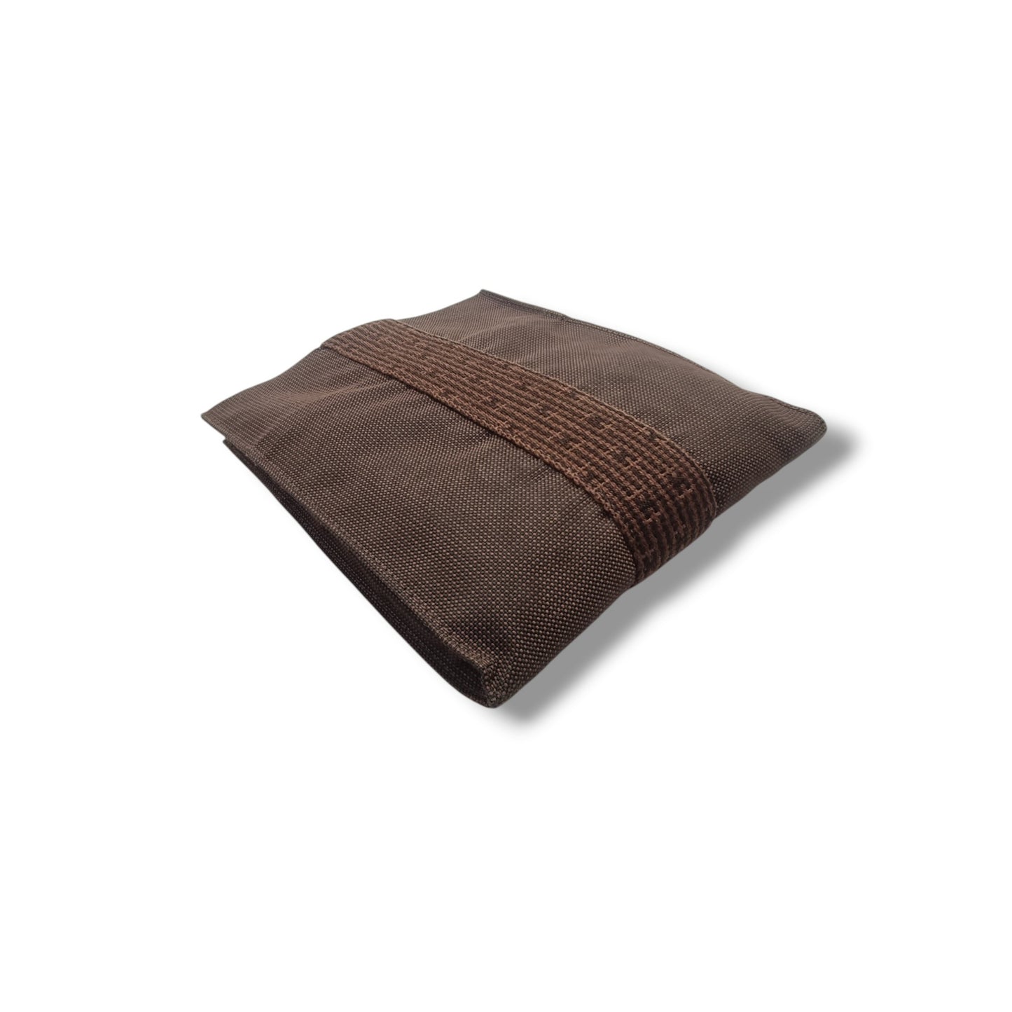 Hermes Herline Canvas Pochette Crossbody (Brown)