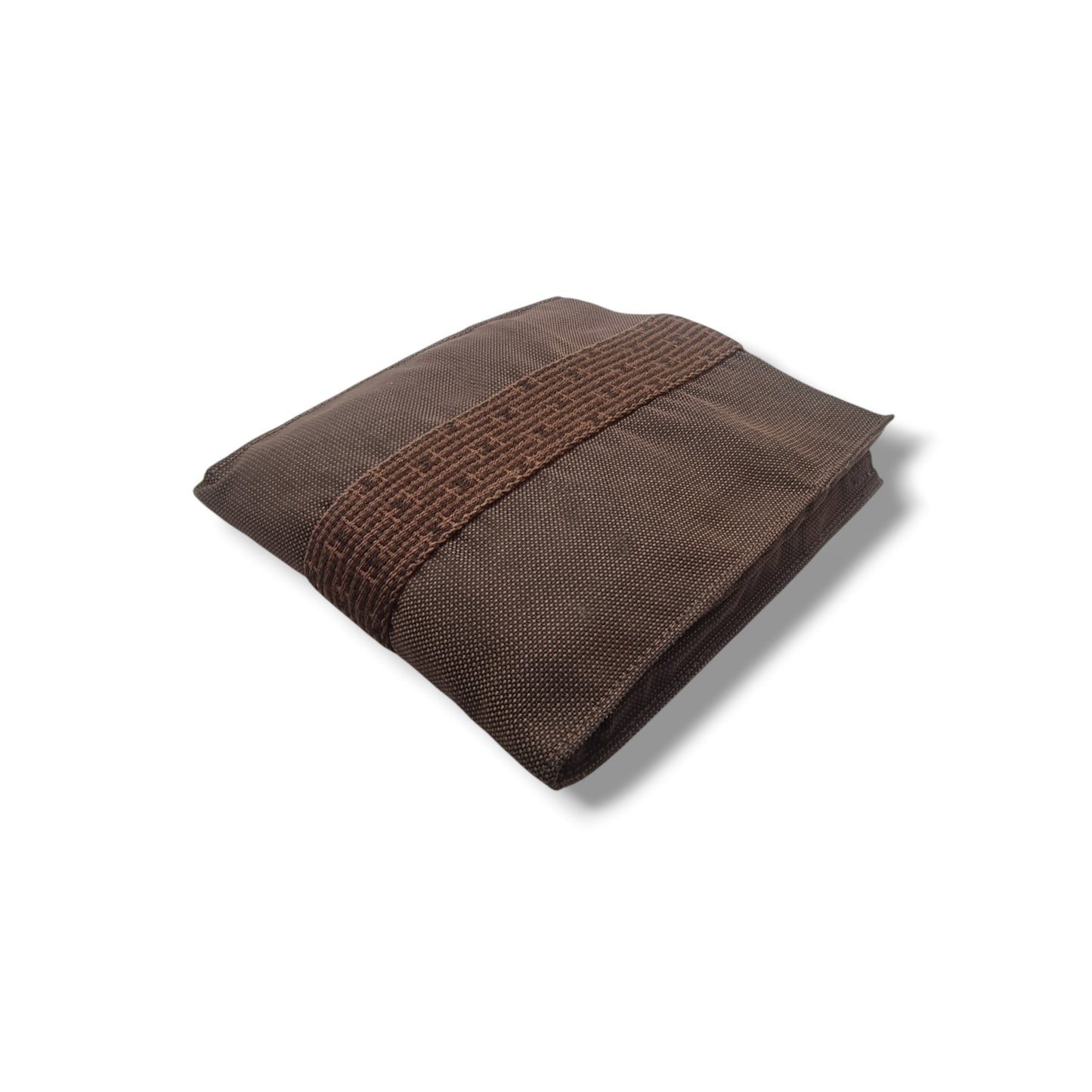 Hermes Herline Canvas Pochette Crossbody (Brown)