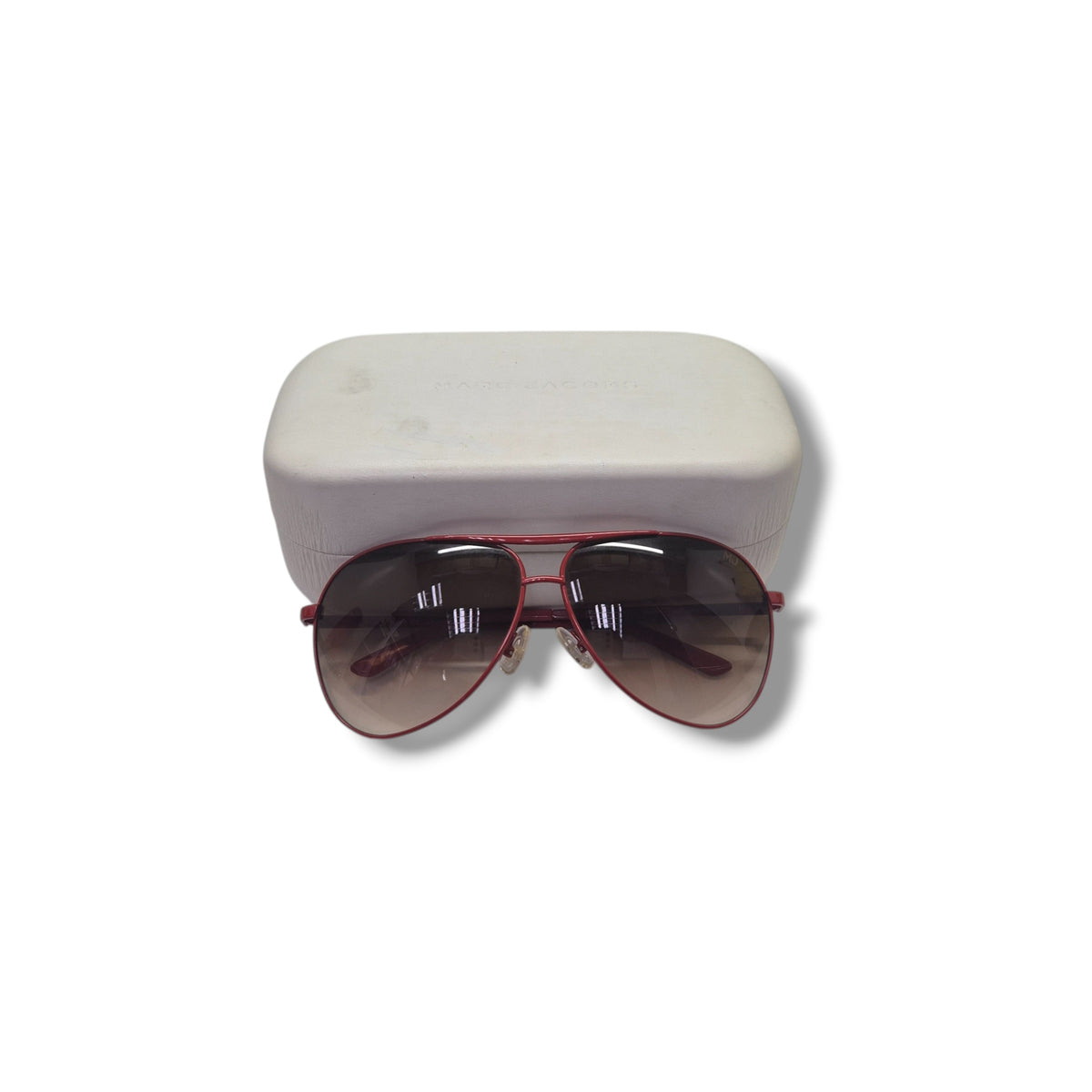 Marc Jacobs Aviator Sunglasses  (Red)
